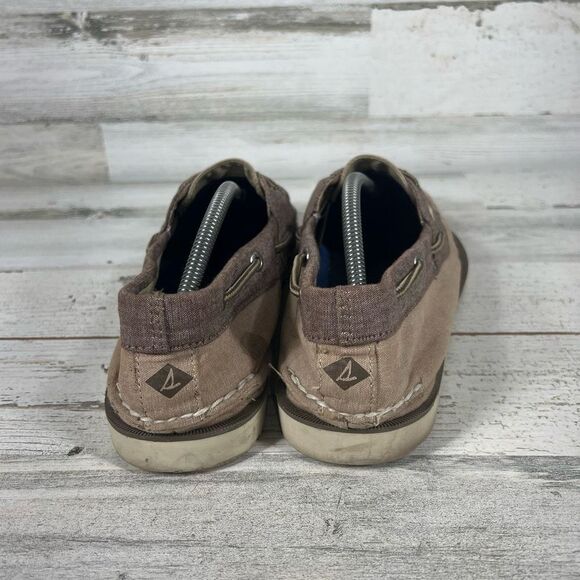 Sperry Top-Sider Mens 2 Eye Boat Leather Flat Shoe Brown Size 11 - Picture 3 of 8